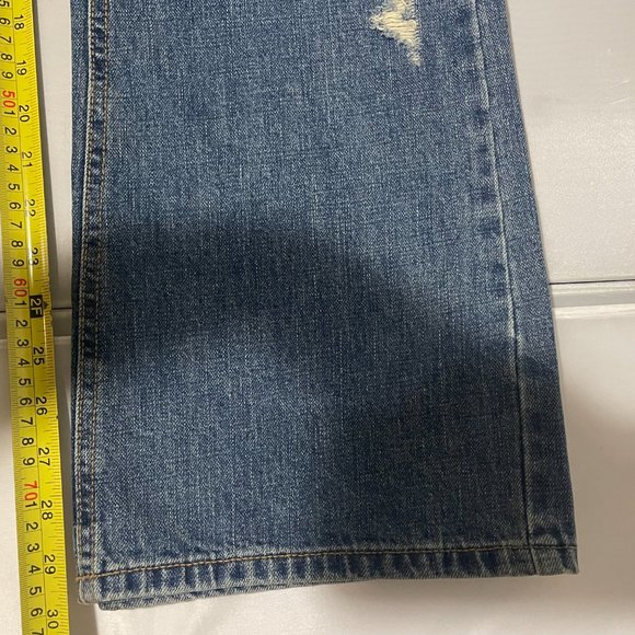 TheOpen Product Women Mid-Waist Distress Bootcut Jeans Size 2 - Picture 15 of 16